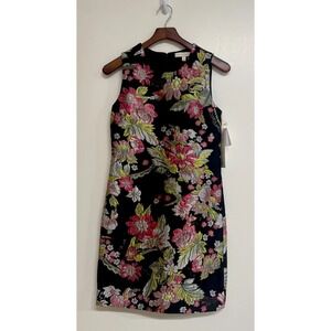 Etcetera Botanica Sheath Dress Knee Length Women's Size 0 NWT